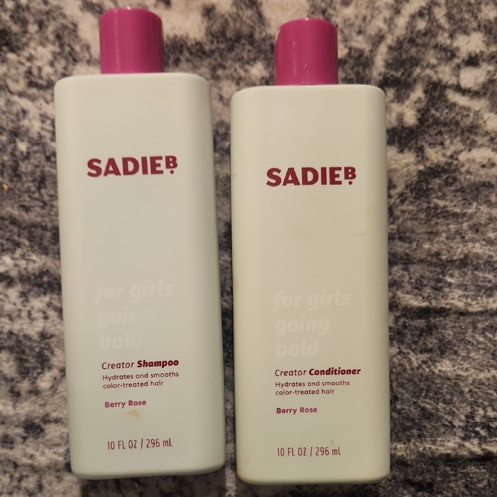 NEW Sadie B Berry Rose Shampoo and Conditioner Set FULL SIZE 10FL OZ